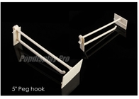 48" Recyclable Cardboard Hook Display with 20 Peg Hooks Easy Assembly