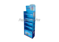 Eye Catching Cardboard Corrugated Floor Displays 5 - Tier Easy Assembly